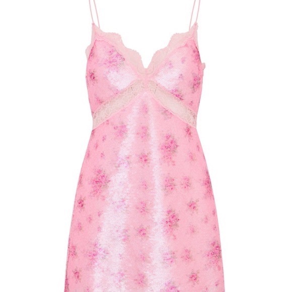 LoveShackFancy Dresses & Skirts - LoveShackFancy Finta Sequin Mini Dress 4 NWT